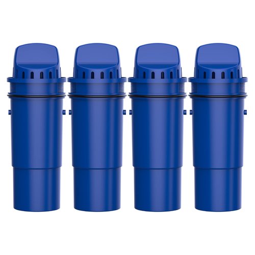 Waterdrop Replacement for Pur® Water Filter, CRF-950Z NSF Certified Pitcher Water Filter, Compatible with Pur® Pitchers and Dispensers PPT700W, CR-1100C and PPF951K Water Filter, Pack of 4
