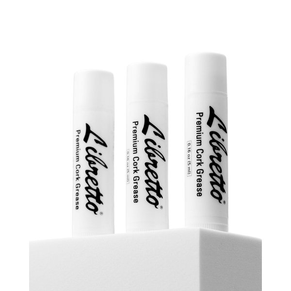 Libretto Premium Cork Grease, Set of 3, Odorless, Smooth, for Woodwind Musical Instruments, clarinets, saxophones, bass clarinets, flutes, oboes, bassoons, 0.16 oz