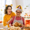 Cagemoga 6 Pack Thanksgiving Headband Turkey Headband Turkey Drumstick Headband Set for Thanksgiving Party Favors Accessories