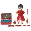 Wizarding World Harry Potter, 8-inch Harry Potter Quidditch Doll Gift Set with Robe and 9 Doll Accessories, 11 Pieces, Kids Toys for Ages 6 and up