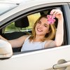 12pcs Preppy Boho Car Air Freshener Essential Oil Hanging Slice Cute Pink Happy Face Air Fresheners Car Interior Accessories for Hanging Rearview Mirror Pendant Y2K Girl Bachelorette Party Home Room
