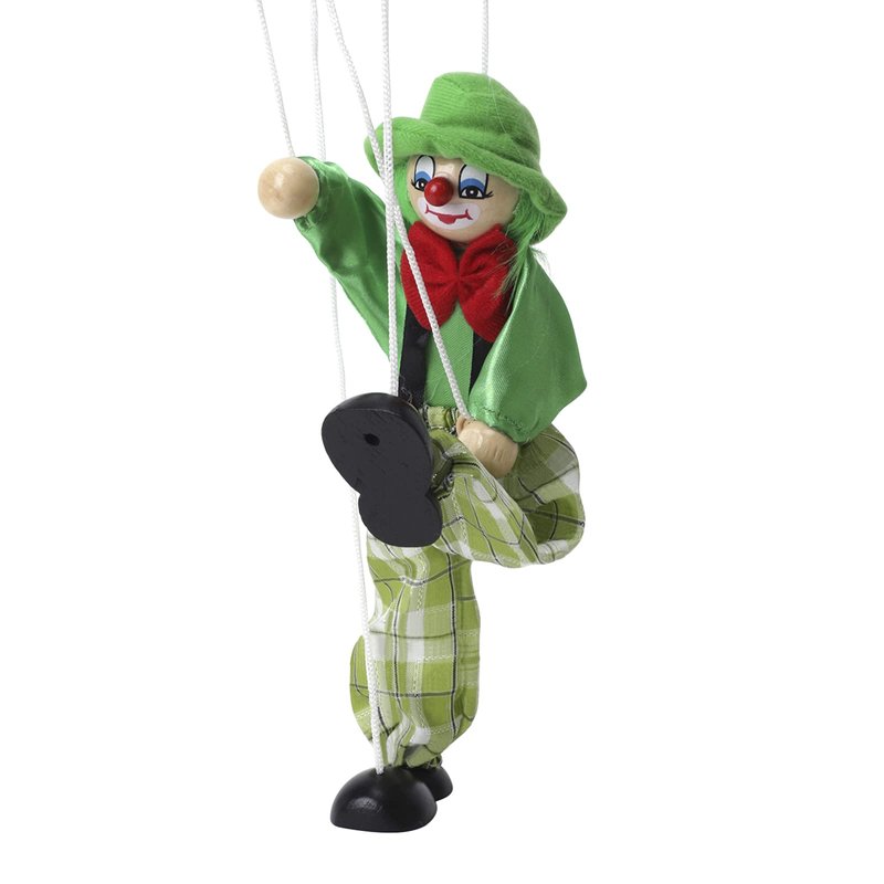 Marionette Puppets Clown Doll String Puppets Hand Marionette Puppet ...