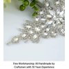 ShiDianYi Elegant Sash/Wedding Applique - Rhinestones Hot Fix or Sew On Belt Sash for Dress
