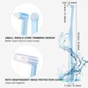 Interdental Brushes, Tooth Stain Remover Tufted Toothbrush End Tuft Tapered Trim Toothbrush Soft Trim Toothbrush Single Interspace Brush for Implants Teeth Detail Cleaning Supplies (12 Pieces)