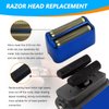 Xspeedonline Replacement Shaver Foil Double Foil Head with 2X Cutters for BaByliss PRO FXRF2G - Blue