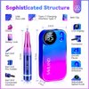 SAVILAND Portable Electric Nail Drill - PRO 35000RPM Electric Nail File Nail Drills for Acrylic Nails Professional with Drill Bits Manicure Pedicure Supplies Use Nail Art for Home DIY Salon Use
