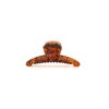 Generic Medium/small amber brown swrily hair claw clip for fine, thin hair, 1 Count (Pack of 1)
