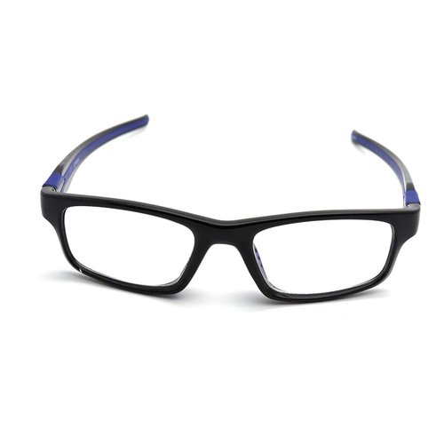 ColorViper Sports Double Injection Readers Flexie Reading Glasses (BLACK BLUE, 1.25)