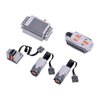 Sparkleiot Technical Power Up Set, 5-in-1 Motor Kit, 2 M Motor, 1 AA Battery Box, 1 IR Remote Control, 1 Receiver, for MOC Building Blocks