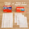 Bounce Mega Dryer Sheets, Fresh Breeze, 130 Count (Packaging May Vary)
