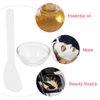 FOMIYES Facial Masks Mixing Bowl Set 5 Sets Masks Prep Measuring Bowl with Spatula, Clear Glass Mix Bowl, Cosmetic Mix Bowl, Skincare Makeup Kit for Home Salon DIY Jelly Mud Masks