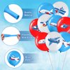 45 Pieces Airplane Party Balloons Airplane Theme Party Decorations Time Flies Birthday Balloons for Kids Boys Girls Birthday Airplane Baby Shower Theme Party Supplies