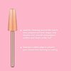 Kiara Sky Rose Gold Drill Bits for E-File Nail Drill (5 In 1 Fine)