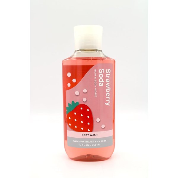 White Barn STRAWBERRY SODA Shower Gel 10 fl oz / 295 mL