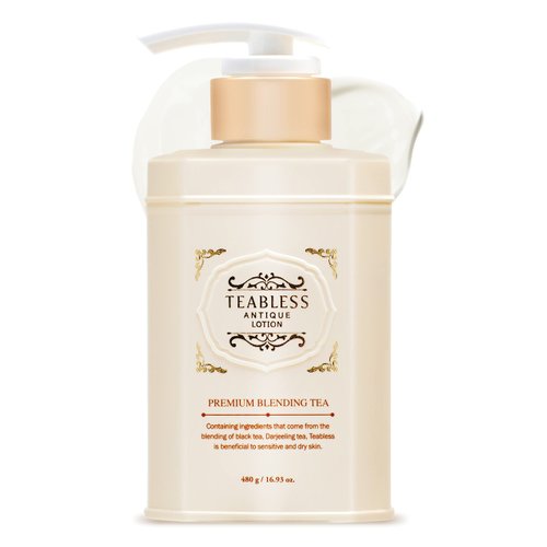 TEABLESS Antique Lotion 480ml | Face Moisturizer and Body Lotion for Men and Women | Hydrating Moisturizer Face and Body Skin Care Products | Skin Barrier Repair, Dry Skin, and Sensitive Skin Lotion