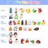 CIUGEO 32 PCS Assorted Wind-up Toys for Kids, Bulk Windup Animals Walking Jumping Swimming Flipping Clockwork Toys for Kids Easter Party Favors, Easter Basket Stuffers