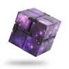 Fidget Infinity Cube Toys: Fidget Cubes Hand Held Magic Cube Cool Toy Stuff Gadgets Things Unique Birthday Gifts Boys Girls Kids Adults Anxiety Stress Relief Sensory Toy Finger Cube Purple