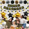 KatchOn, New Years Eve Party Supplies 2025 - Big, Pack of 70 | Happy New Year Banner, Happy New Years Decorations 2025 | Hanging Swirls, PomPoms, NYE Decorations 2025 | New Years Eve Decorations
