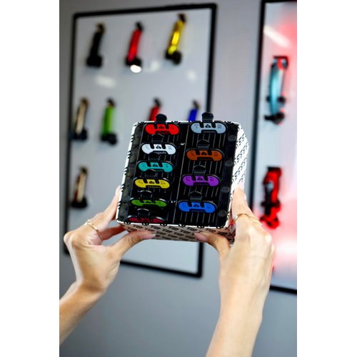 Supreme Trimmer Professional Colored Guide Combs for Hair Clippers | Compatible for 2SPEE Clipper STC922, Fits Small Blades | 10 Clipper Guards & 10 Colors | CG101S