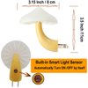 AUSAYE Sensor LED Night Light Plug in Lamp Mushroom Night Light 7-Color Changing Magic Mini Pretty Mushroom-Shaped Night Lights for Adults Kids NightLight