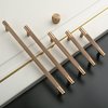 Asidrama 10 Pack 3 Inch(76mm) Champagne Bronze Cabinet Pulls Knurled Cabinet Handles Cupboard Handles Gold Kitchen Cabinet Hardware for Cupboard Drawer Pulls