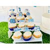 North Carolina Tar Heels Cupcake Toppers (24 Pcs) University of North Carolina Party Supplies for Football, Birthday Gift, UNC Graduation Party Decorations (UNC Tar Heels)