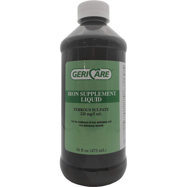 GeriCare Iron Supplement 16oz - Essential Iron Support for Energy & Wellness