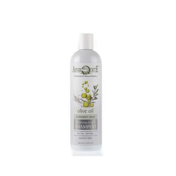 Aphrodite Olive Oil & Rosemary Milk Moisturizing Cream Shampoo, Sulfate Free, 16 fl oz