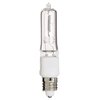 Pack of 10 – 100 Watt JDE11 Halogen candelabra bulb–100W T4 120V Light Bulbs-Clear Finish- E11 Mini-Candelabra Base T4 Bulb–Dimmable-Warm White Color– Q100CL/MC, for Chandeliers, Pendants, Table Lamps