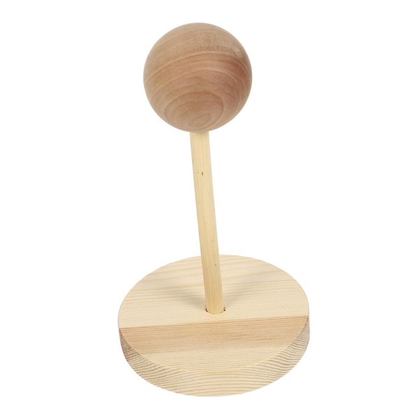 CHILDWEET Short Hair Wigs Wig Stand Wig Mannequin Head Stand hat Display Head Wig Head Stand Short Human Hair Wig Wood Bracket Woody hat Wooden Wig Hat Holder Major Display Stands