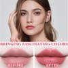 WENJLYJ Peel Off Lip Stain Lip Tint,Tattoo Magic Color Lip Gloss,Waterproof Long Lasting Non Stick Cup Tear Off Liquid Lipstick Non Smudging Matte Pigmented Lip Gloss for Women Girls（01）