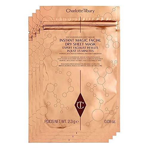 Charlotte Tilbury Instant Magic Facial Dry Sheet Mask -pack Of 4 Masks