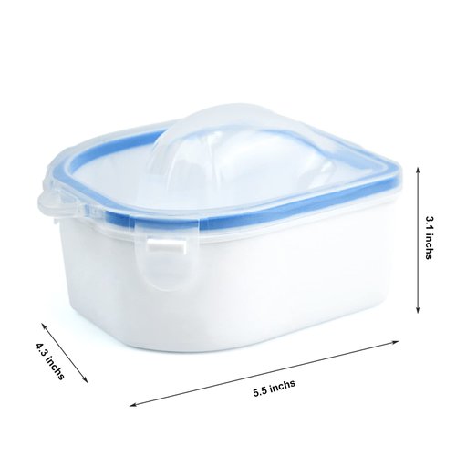 Nail Soaking Bowl Acetone Proof,Soak Off Bowl for Acrylic Nails Remover,Manicure Bowl for Home and Salon