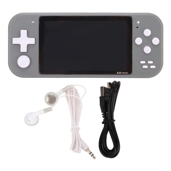 VBESTLIFE Handheld Game Console, 4.3 Inch Retro Plastic Multiple Emulators Portable Video Game Player for Children and Adults