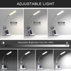 Vicsoon LED Desk Lamp with Wireless Charger for Home Office, Small with Pen Holder, 800LM,3 Color Modes,Gooseneck, Eye-Caring White Desk Lamps for Home College Dorm Room