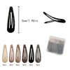 36pcs Epoxy snap hair clip,Metal Hair Barrettes,No-slip Grip with Storage Box,Stylish Hair Accessories for Girls and Women
