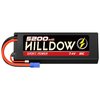 Hilldow 7.4V Lipo Battery 2S 85C 5200mAh Lipos Hard Case Rechargeable Batteries with EC5 Connector for1/8 1/10 RC Vehicles Car Slash RC Buggy Truggy RC Airplane Drone