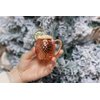 Set of 2 Glass Blown Christmas Ornaments Moscow Mule Mug, Drinks Drinking Blown Glass Cocktail Ornaments for Christmas Tree Decorations