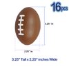 Mini Foam Footballs 16 Pcs Pack | 3.25” Inch Party Favor Balls | Mini Football Stress Balls Bulk | Football Party Decorations | Big Game Party Decorating Footballs | Small Foam Footballs | by Anapoliz