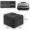LEFOR·Z Grill Cover, Water Resistant Nylon, Compatible with Ninja FG551/DG551 Foodi Smart XL, 6 Storage Pockets, Black