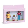 HABA Little Friends Family Time - Mom, Dad and Baby Dollhouse Toy Figures