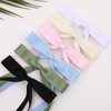 Purggy 6 Pcs Hair Bows for Women Clips -Hair Ribbon Bowknot Tassel Claw Barrettes with Long Tail for Women and Girls Hair Accessories
