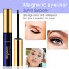 Alcastar Magnetic Eyelashes,Magnetic Lashes with Eyeliner Kit, Reusable Magnet lashes, Waterproof, Long Lasting,Easy to Apply,