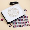 FUNDIARY Holder Binder for Zelda Tears of the Kingdom Amiibo Cards, Mini Amiibo Card Case, NFC Game Card Binder Album with Sleeves, EAV Mini Amiibo Cards Holder with Hand Straps - 300 Slots