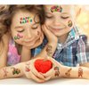 UVUXO Easter Temporary Tattoos for kids - 10 Sheets Easter egg and Rabbit Chick Temporary for Girls Boys Easter Birthday Party Supplies Gifts for Kids