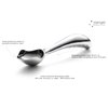 Stainless Steel Ice Cream Scoop by Midnight Scoop - Ergonomic Ice Cream Scooper for Hard Ice Cream - Dishwasher Safe Ice Cream Spade