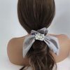 Velvet Bow Hair Scrunchies Ponytail Holder Bow Hair Rope for Women Girls Parties, Dates, Celebrations, Weddings, Daily Wear (Style1-2Pcs)