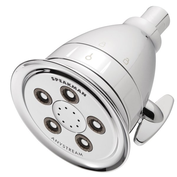 Speakman S-2005-HBF Hotel Pure Luxury Filtered Shower Head with Massage Setting, 2.5 GPM, Polished Chrome