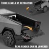 1/32 Pickup Truck and Trailer Toys with Light and Pull Back, Alloy Diecast Pickup Trailer RV Model Kit, Diecast Model Car Toy Truck and Trailer for Boys Adults as Birthday Gifts (Dark Gray)