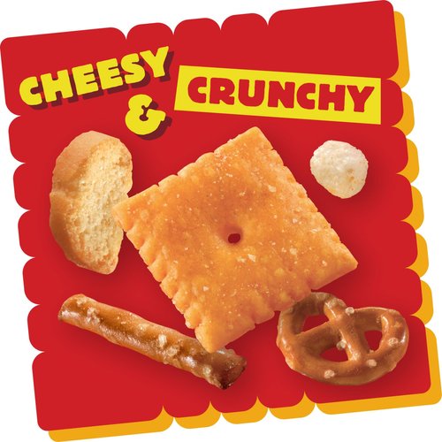 Cheez-It Snack Mix, Lunch Snacks, Cheese Snacks, Classic, 10.5oz Box (1 Box)